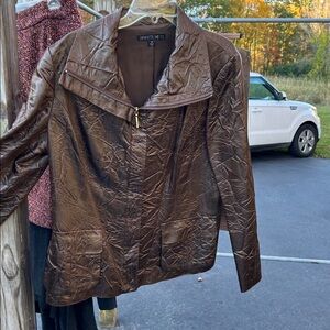 Lafayette 148 New York Chocolate Brown Jacket